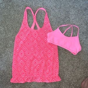 Ivivva tank and sports bra